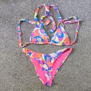 River Island Pink Bikini Set
